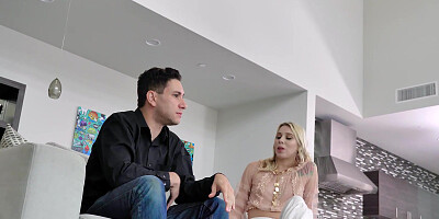 Flexible blonde minx Chanel Grey pleasuring Brad in various positions