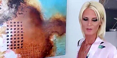 Porn goddess Olivia Blue POV blowjob with her stepson