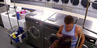 Teen got fucked in the washing room