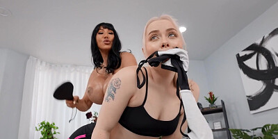 Huge tits Ava Devine has lesbian sex with Haley Spades