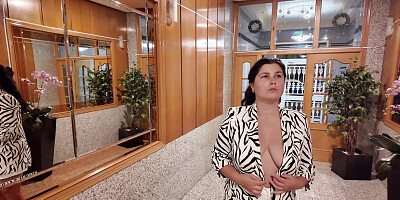 OmG! My StepMom',s adventure in the Elevator