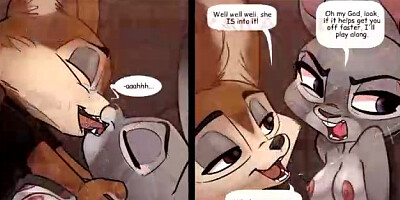 Finnick and Judy from Zootopia are nailing all night long and luving it a plenty of