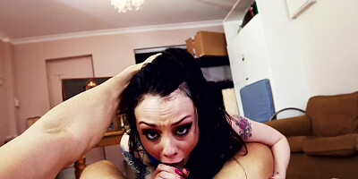 Alyssa Savage blows a guy on webcam
