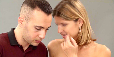 Model Gina Gerson masturbated and licked