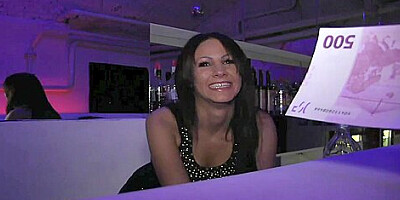 PublicAgent Adorable barmaid acquires drilled behind the bar