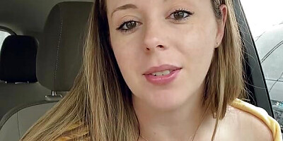 Thankful for My Raincoat Cuz My Pussy Is Pouring! Rainy Day Starbucks Drive Thru with My Lush!!