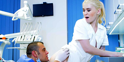 Dentist's office becomes the place of passionate sex