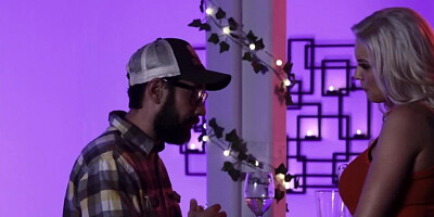 Businessman's wife makes love to him after a successful deal