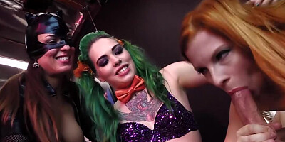 Batman will be a sex slave for three female villains