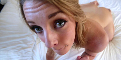 Female partygoer sucks stepbrother's dick to keep her secret