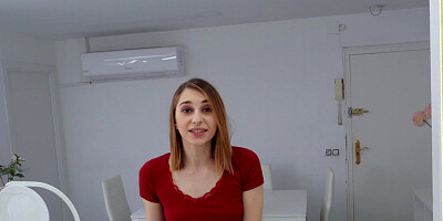 Pretty teen Lana Bunny being fucked in her ass POV