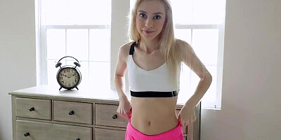 skinny blonde sis gets fucked hardcore by her s