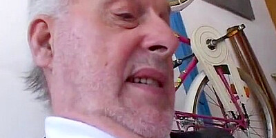 Anita Gives Dirty Old Man a Blowjob