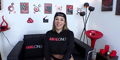 Valentina Carmela is getting pulverized on the audition sofa and liking every single 2nd of it