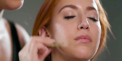 And Lesbian - Blonde - Redhead - Face Sitting - Masturbation - Oily Massage - Scissoring - Sixty-nine - Sex Toy - At - Full Body Massage - Alina Lopez And April Oneil