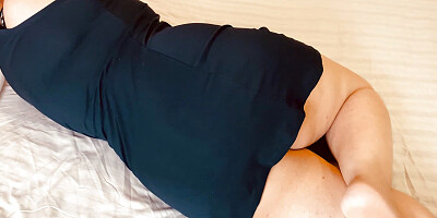 Stepson Sneaks Into Stepmom Room Her Big Natural Tits Bouncing Until She Makes Him Cum Inside Her