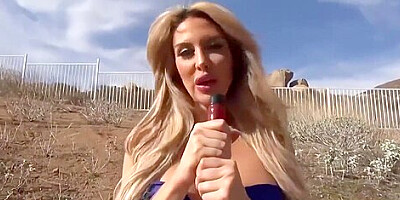 Beautiful Busty Blonde Reporter Is Kidnapped Bound And Fucked