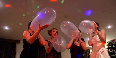 Whorey school nymphs are partying and doing nasty stuff, because it senses so poking great