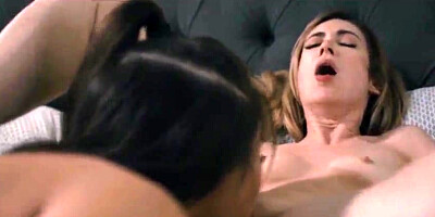 Aiden attempts tonguing Kendras humid cunny