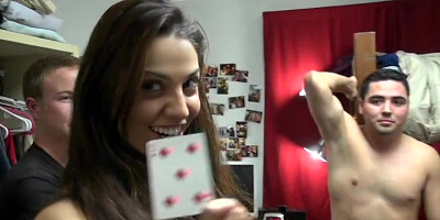 Impressive dormitory poker game