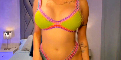 Cute Blonde Babe Riding Dildo