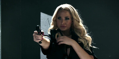 Officer Summer Brielle double penetrated and taking a double dose of nutt