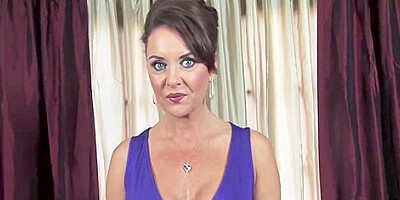 Janet Mason - Purple Dress Blowjob