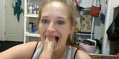 Youre So Young So Pretty Gumjob Blowjob