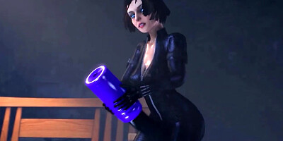 Player With VR Headset Poking Inked Hero