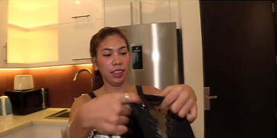 Cute Filipina Maid Gets Fucked After Her Interview