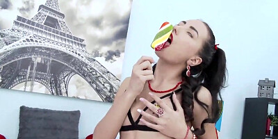 Multiracial rectal XXXtreme boink with Lola Bulgari leads to raunchy DOUBLE PENETRATION activity