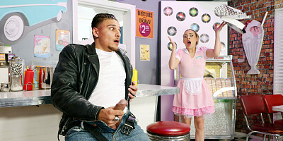 You cant jerk your dick off in my diner