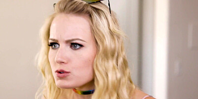 Young beauty Scarlett Sage gets seduced by two horny MILFs