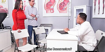 Doctor Fucks Busty Wife Kourtney Font Of Husband