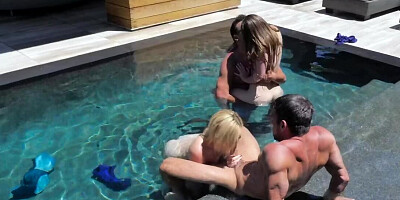 Fucking by handsome stepdads drives teens into sex satisfaction