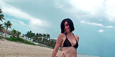 Chick is doing anal for the 1st time on camera