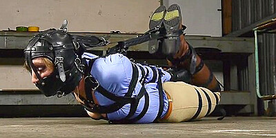 Strict Hogtie With Restraints