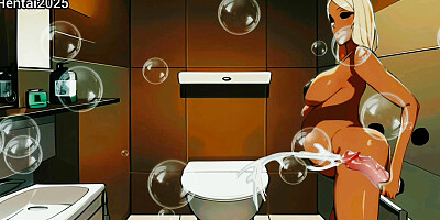 Compilation Pregnant Woman Enjoying Glory Hole at Doctor Gynecologist Toilet Cartoon Hentai Animation