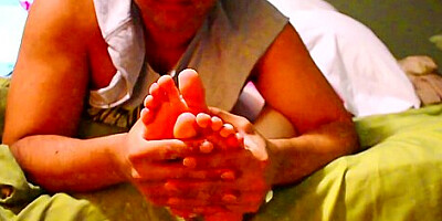 Sucking My Candy Toes Tickles So Bad! - Victor Footfucker Snacks On My Pedicured Toes Like Lollipops