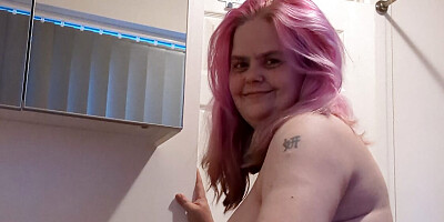 Getting naked in the bathroom