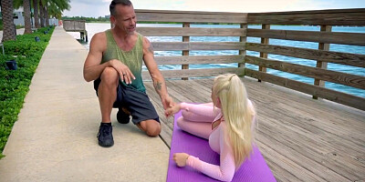 Fit big tit picked up and fucked hard