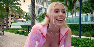 Fit big tit picked up and fucked hard