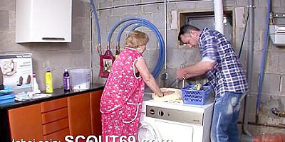 German Mature Grandma Seduce To Fuck By Step Grandson - Sei N