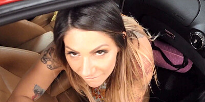 Lily Veroni gives a great head and gets screwed in public