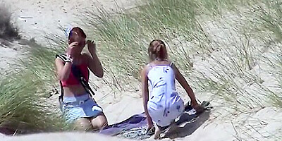 Teen 18+ Lesbians On The Beach