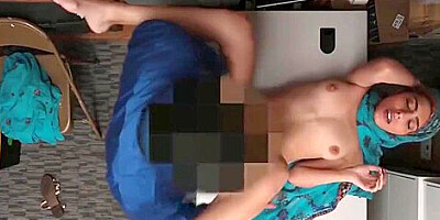 Arab Teen Audrey Royal Caught Shoplifting And Fucked While Wearing A Hijab With Audrey Charlize