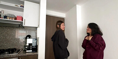 My best friend's wife's ass squeezes my mouth very well