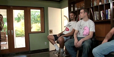 Courney is a monstrous jugged penis teaser who never says no to having gang orgy