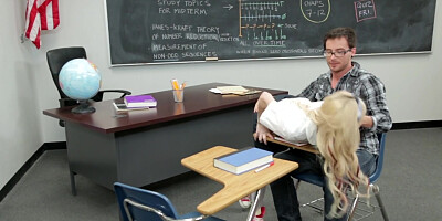School girl Skylar Greene has a thing for classmate