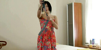 Ingenious side chick at japanese porn